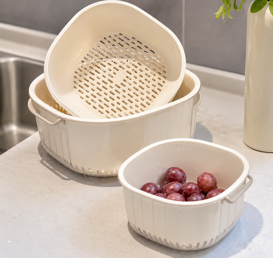 FreshDrain Colander Set